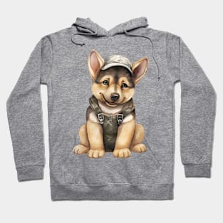 Farmer German Shepherd Dog Hoodie